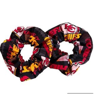 Chiefs Kansas City NFL team scrunchies 2pc